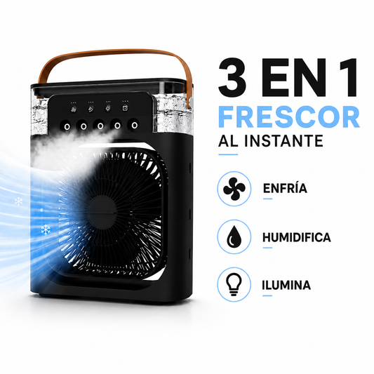 Ventilador Portátil 3 en 1