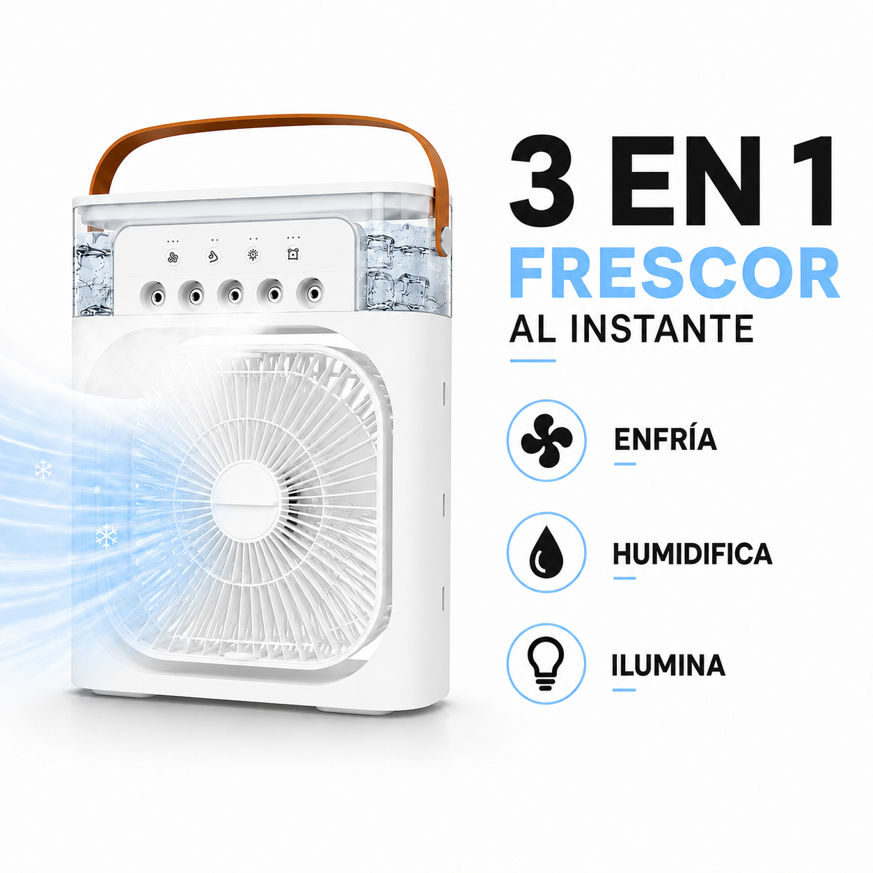 Ventilador Portátil 3 en 1