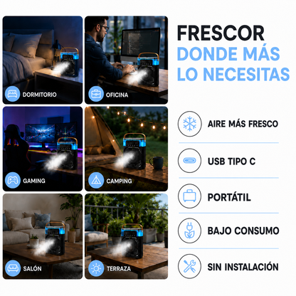 Ventilador Portátil 3 en 1